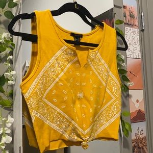 Bandana Crop Top